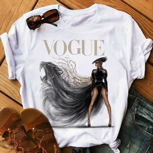 summer harajuku aesthetic vogue print women t shirt short sleeve fashion casual clothing tees,drop ship, White